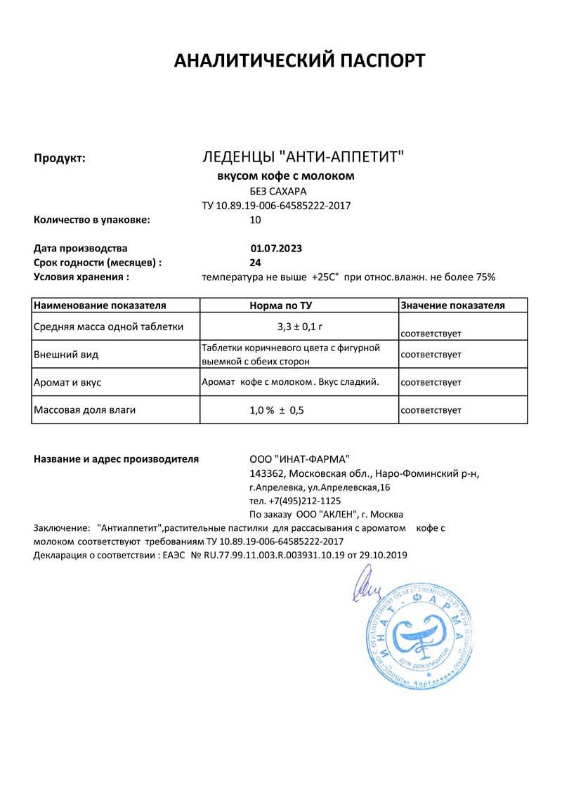 Паспорт №072023